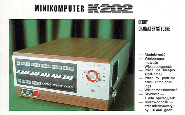 Minikomputer K-202 projektu Jacka Karpińskiego.