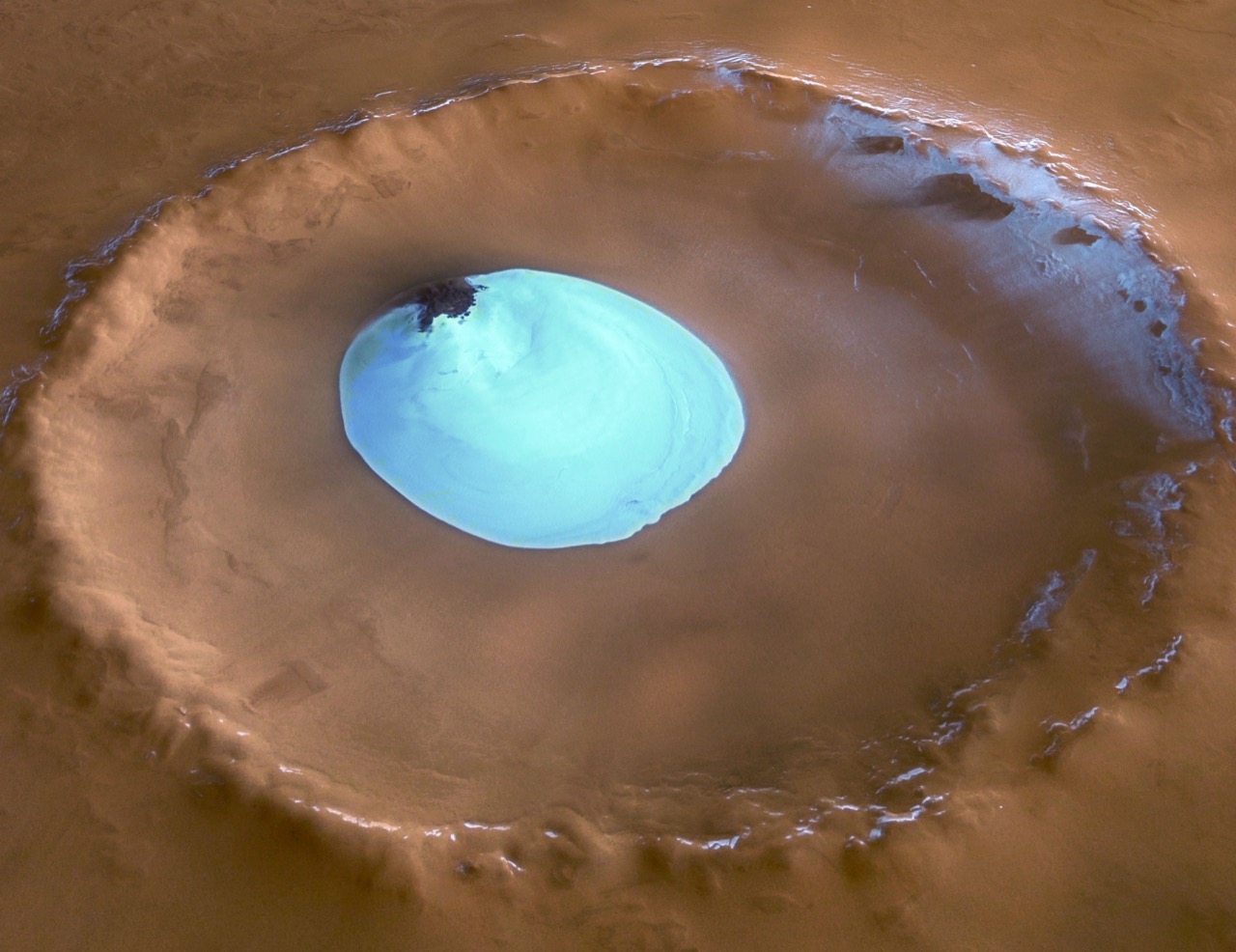 Woda na Marsie – więcej nie trzeba pisać... / Foto: NASA